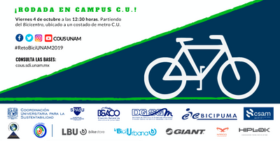 La Bici Urbana en colaboración con CoUS UNAM para la competencia de Academic Bicycle Challenge
