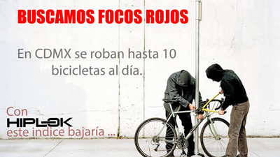 Focos Rojos en la ciudad de México (Robo de bicicletas)