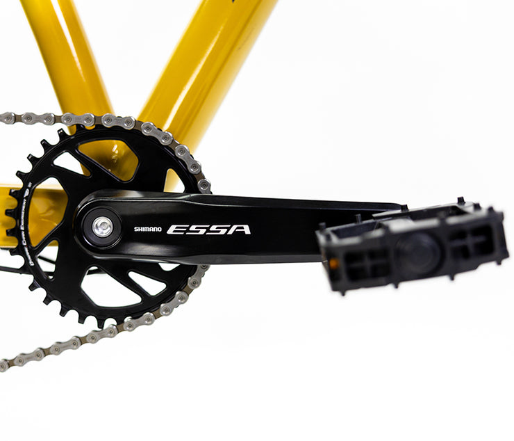 BICICLETA MONTAÑA ALUBIKE MTB SIERRA 27.5 AMARILLO T-S 8V