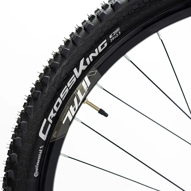 BICICLETA MONTAÑA ALUBIKE MTB XTA 3.0 29 NGO/AZUL T-M 12V