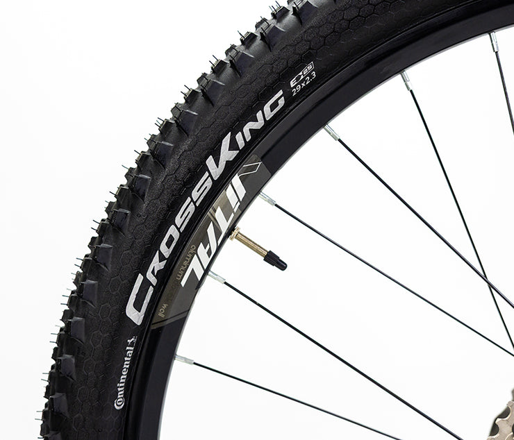 BICICLETA MONTAÑA ALUBIKE MTB XTA 3.0 29 NGO/ROJO T-L 12V