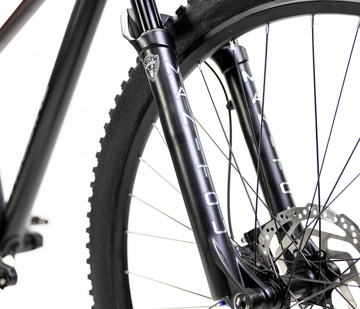 BICICLETA MONTAÑA ALUBIKE MTB XTA 3.0 29 NGO/ROJO T-L 12V