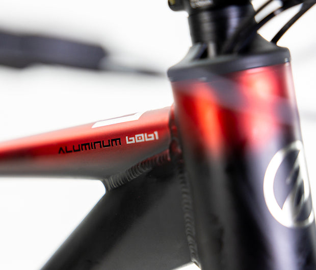 BICICLETA MONTAÑA ALUBIKE MTB XTA 3.0 29 NGO/ROJO T-L 12V