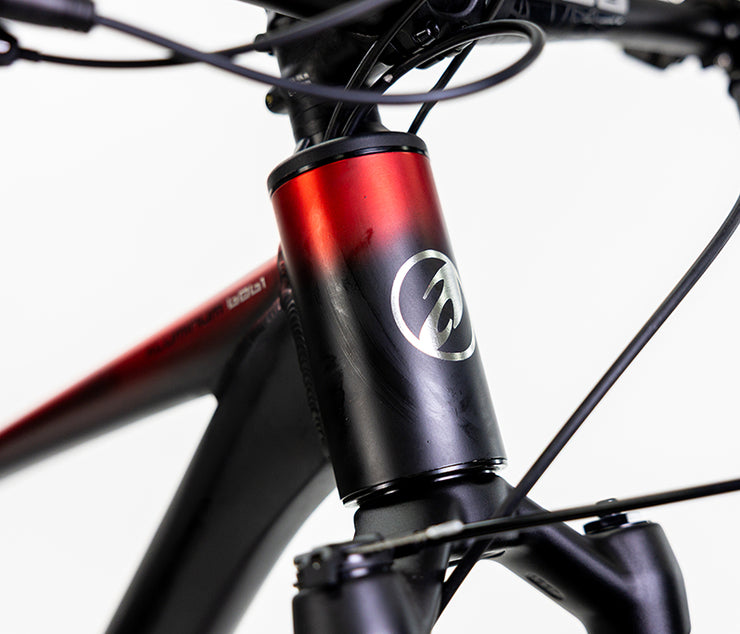 BICICLETA MONTAÑA ALUBIKE MTB XTA 3.0 29 NGO/ROJO T-L 12V