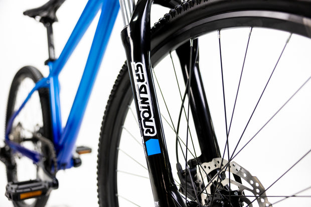 BICICLETA MONTAÑA ALUBIKE MTB SIERRA 27.5 AZUL T-S 8V