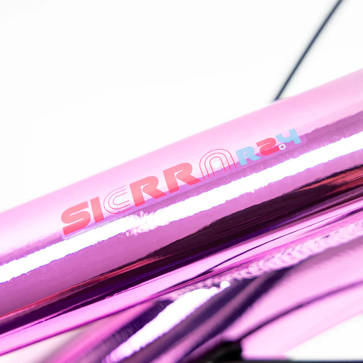 BICICLETA MONTAÑA ALUBIKE MTB SIERRA 24 ROSA UV UNITALLA 8V