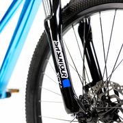 BICICLETA MONTAÑA ALUBIKE MTB SIERRA 24 TURQUEZA UV UNITALLA 8V