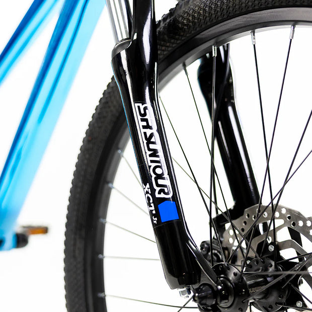 BICICLETA MONTAÑA ALUBIKE MTB SIERRA 24 TURQUEZA UV UNITALLA 8V