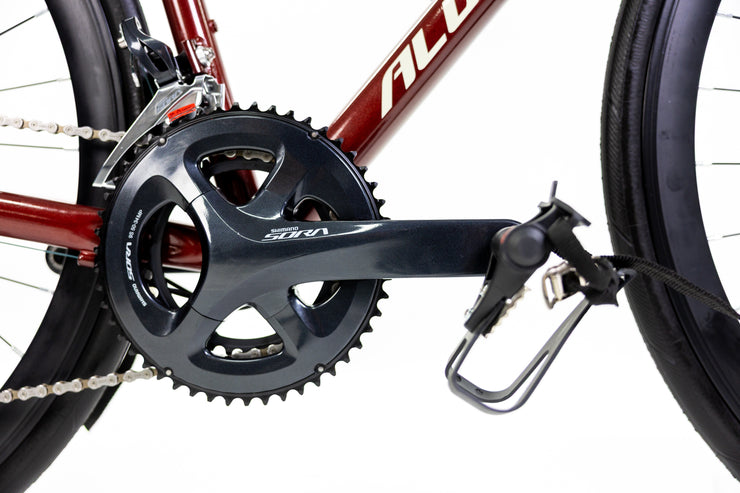 BICICLETA RUTA ALUBIKE SPORT ONIX 700C VINO T-54 18V