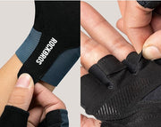 GUANTES ROCKBROS ROAD TO SKY MEDIO DEDO - AZUL VARIAS TALLAS