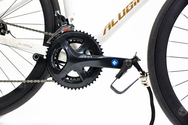 BICICLETA RUTA ALUBIKE SPORT ONIX 700C BLANCO T-48 18V