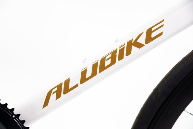 BICICLETA RUTA ALUBIKE SPORT ONIX 700C BLANCO T-48 18V