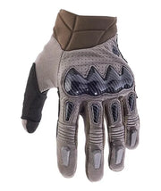 GUANTES FOX BOMBER GRIS T.S