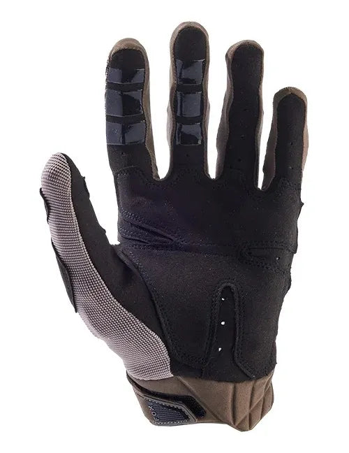 GUANTES FOX BOMBER GRIS T.S