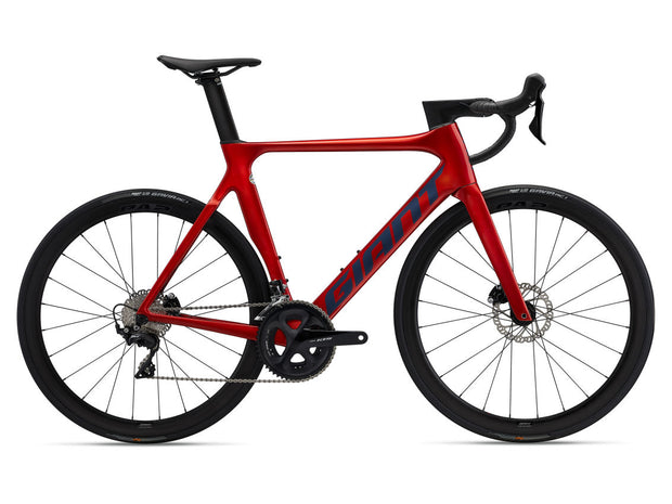 Bicicleta ruta GIANT 2022 Propel Advanced 2 disc carbon R.700 GRENADINE-TALLA S