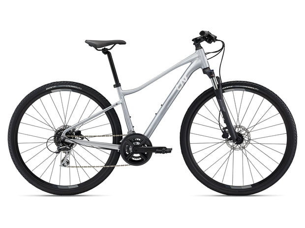 BICICLETA LIV/GIANT URBANA ROVE 3 DD 2022, R.700 SILVER - TALLA M