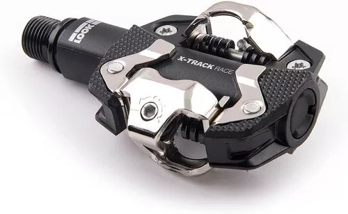 PEDALES LOOK MTB X-COUNTRY X-TRACK RACE CONTACTO SPD COMPOSITE/CRMO NEGRO + PLACAS