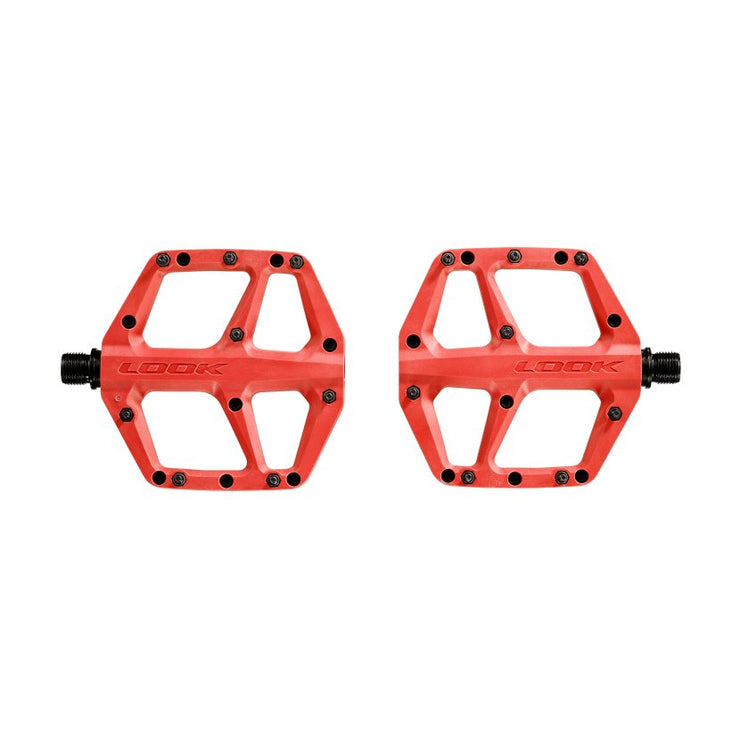 PEDALES LOOK PLATAFORMA TRAIL FUSION ROJO