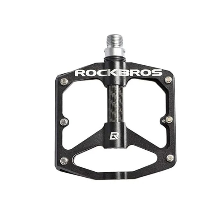 PEDALES ROCKBROS ALUMINIO VELOCY NEGRO