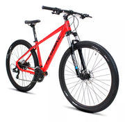 BICICLETA ALUBIKE MTB SIERRA 29'' ROJO, ALUMINIO, 24 VEL. TALLA M