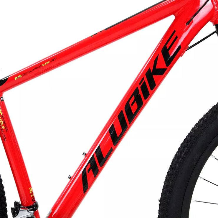 BICICLETA ALUBIKE MTB SIERRA 29'' ROJO, ALUMINIO, 24 VEL. TALLA M