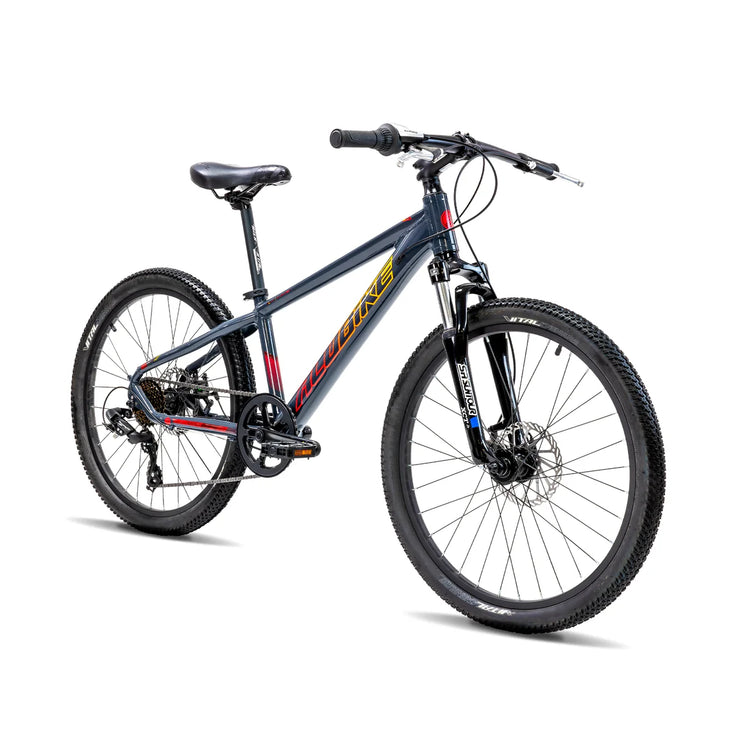 BICICLETA MTB ALUBIKE SIERRA 24 UNITALLA GRIS 8V