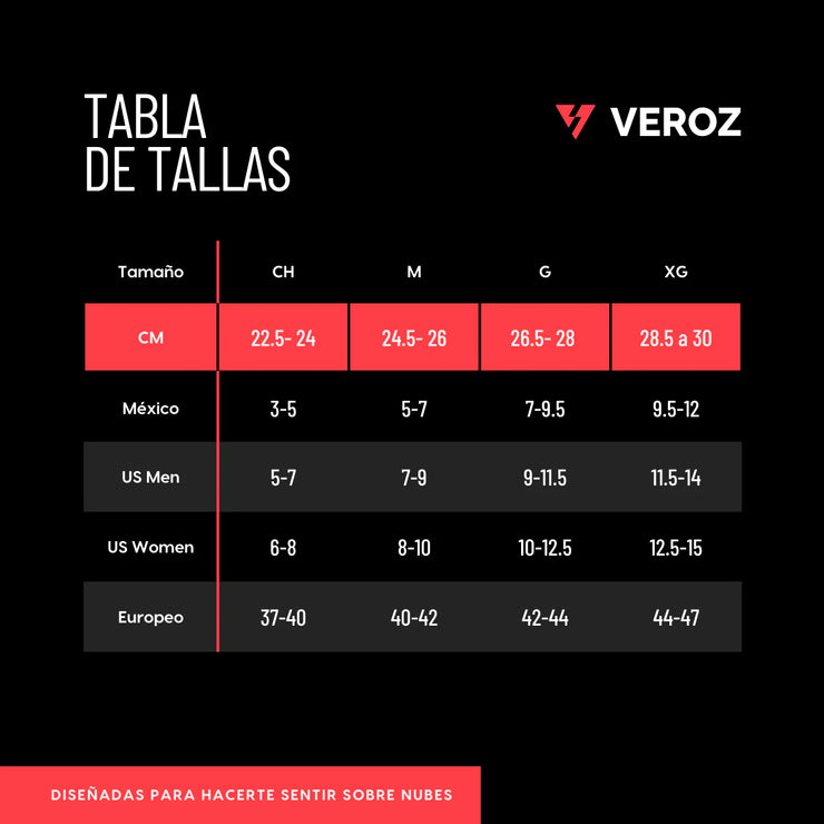 CALCETAS DEPORTIVAS VEROZ PREMIUM ANTIAMPOLLAS - VARIOS COLORES