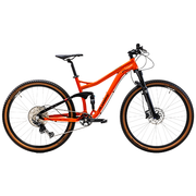 BICICLETA DE MONTAÑA ALUBIKE XTA DS 2024 T.M NARANJA-NEGRO