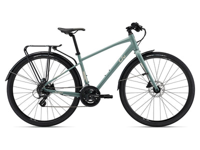 BICICLETA LIV/GIANT URBANA ALIGHT 2 DD CITY DISC R.700, EUCALYPTUS - LL