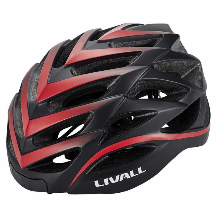 Casco LIVALL BH62 negro rojo