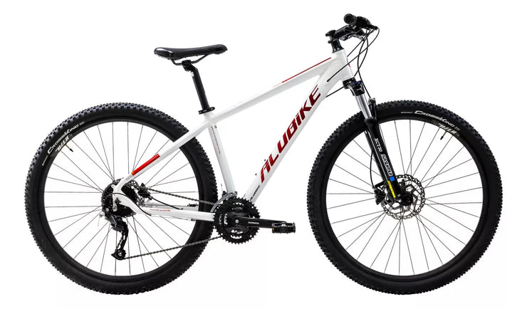 BICICLETA ALUBIKE MTB KODIAK 29 ́ ́, ALUMINIO, BLANCA, 27V, TALLA M