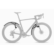 SALPICADERA ZEFAL RUTA SHIELD R35 TRASERA Y DELANTERA R700C/28 NEGRO