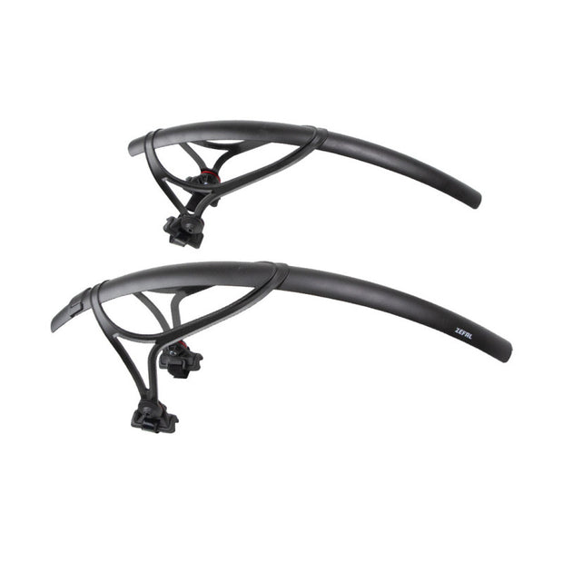 SALPICADERA ZEFAL RUTA SHIELD R35 TRASERA Y DELANTERA R700C/28 NEGRO